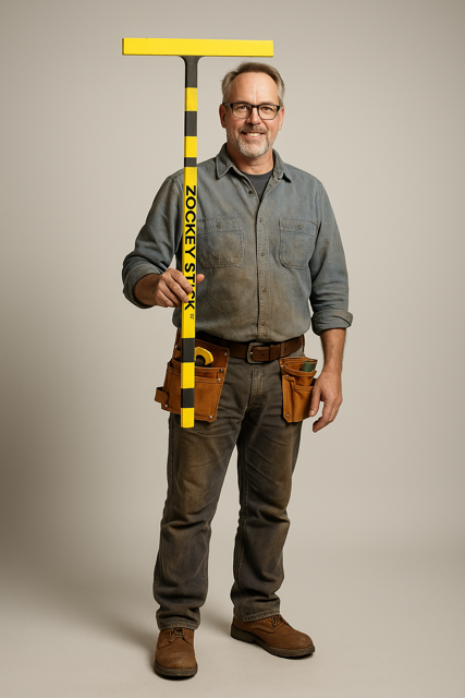 Using the Zookey Stick to measure a room